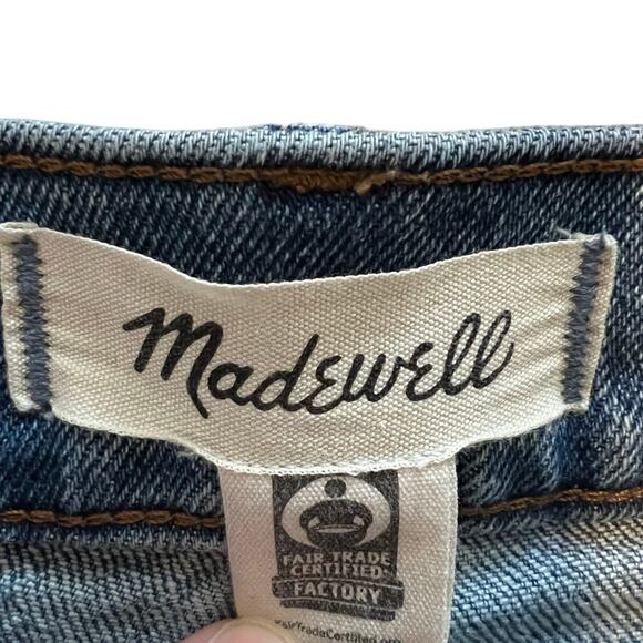 Madewell Perfect Vintage Jean Raw Hem High Waist 26 Petite Casual - Picture 4 of 7